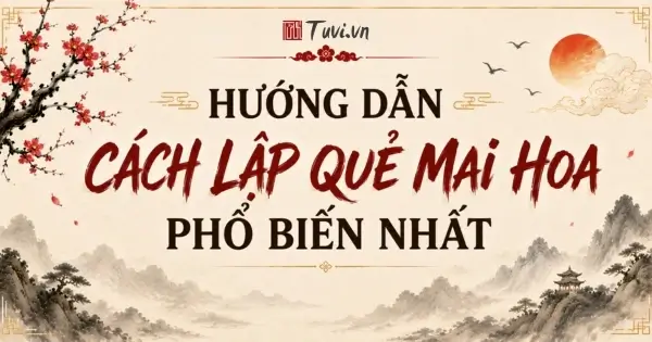 Hướng dẫn cách lập quẻ Mai Hoa phổ biến nhất