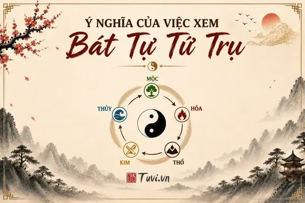Các thành phần cốt lõi trong lá số Bát Tự Tứ Trụ