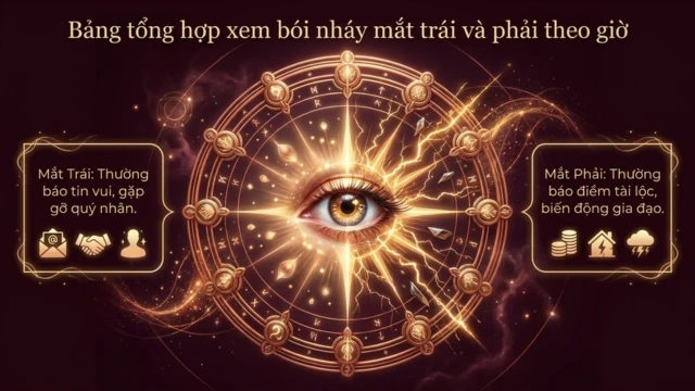 Bảng tổng hợp bói nháy mắt
