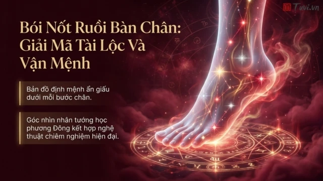 Bói nốt ruồi bàn chân