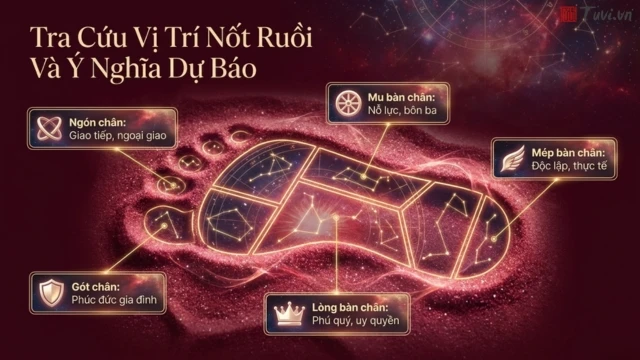 Nốt ruồi lòng bàn chân