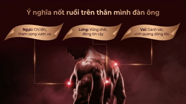 Ý nghĩa nốt ruồi trên thân mình