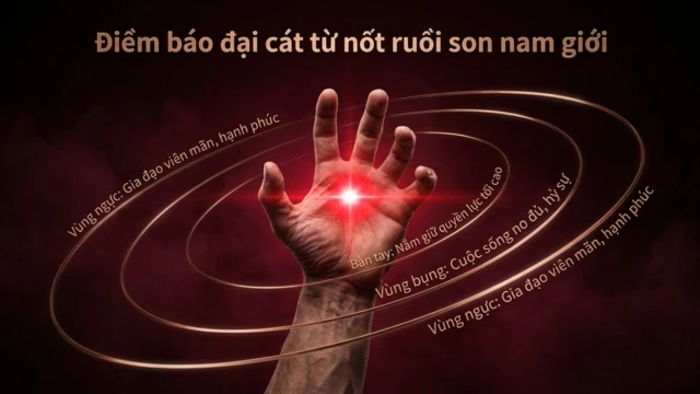 Nốt ruồi son nam giới