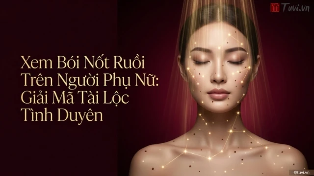 Xem bói nốt ruồi người phụ nữ