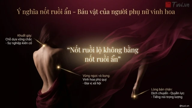 Nốt ruồi cần lưu ý người phụ nữ