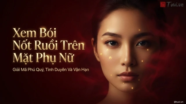 Xem bói nốt ruồi mặt phụ nữ