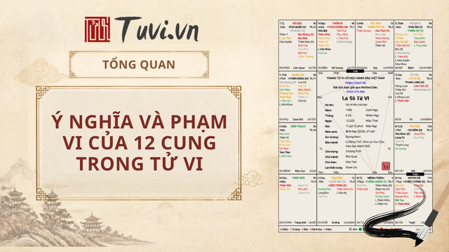 Ý nghĩa và phạm vi của 12 cung trong Tử Vi