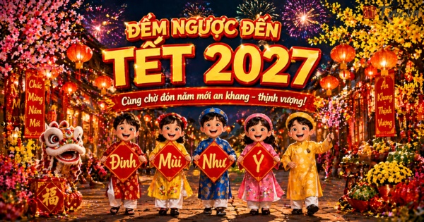 Bao nhi&ecirc;u ng&agrave;y nữa đến Tết 2027