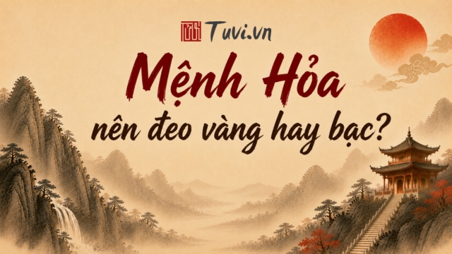 Mệnh Hỏa nên đeo vàng hay bạc?