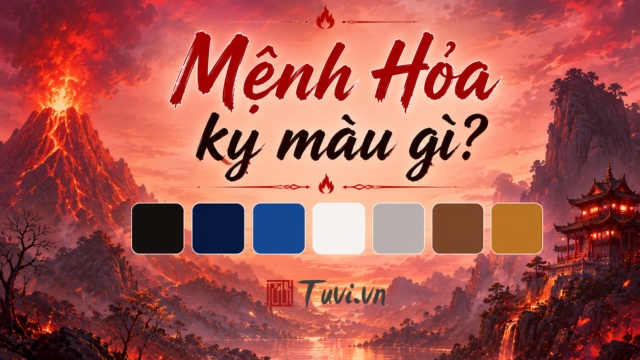 Mệnh Hỏa kỵ màu gì?