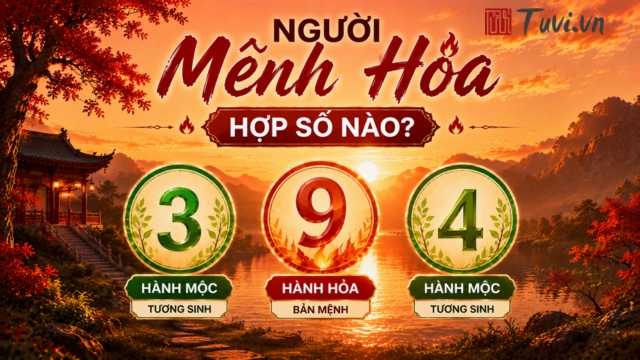 Mệnh Hỏa hợp số nào? Khám phá con số may mắn, tài lộc, phát tài