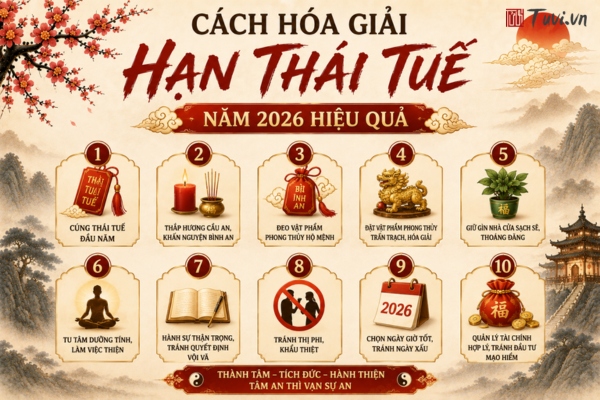 Cách hóa giải hạn Thái Tuế năm 2026