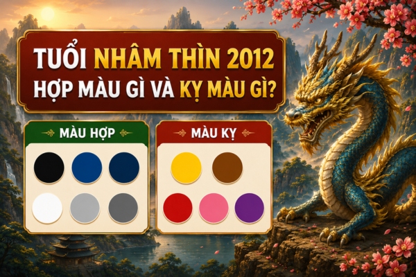 Tuổi Nhâm Thìn 2012 hợp màu gì và kỵ màu gì?