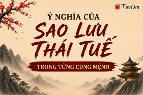 Ý nghĩa của sao Lưu Thái Tuế trong từng cung mệnh