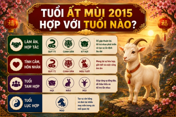 Tuổi Ất Mùi 2015 hợp với tuổi nào?