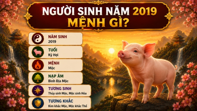 Sinh năm 2019 mệnh gì? Nam nữ tuổi Kỷ Hợi hợp màu gì?