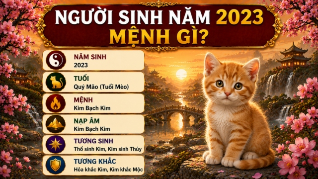 Sinh năm 2023 mệnh gì? Nam nữ tuổi Quý Mão hợp màu gì?