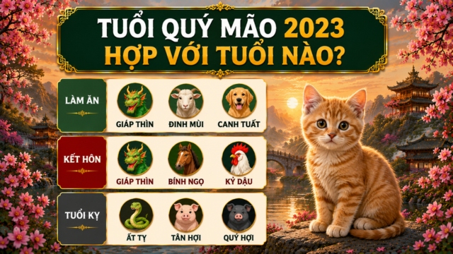 Tuổi Quý Mão 2023 hợp với tuổi nào?