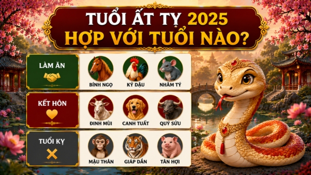 Tuổi Ất Tỵ 2025 hợp với tuổi nào?