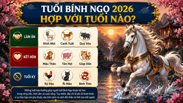Tuổi Bính Ngọ 2026 hợp với tuổi nào?