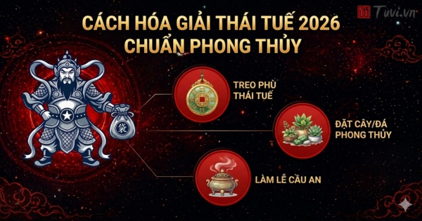 Cách hóa giải Thái Tuế 2026 chuẩn phong thủy