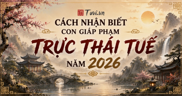Cách nhận biết con giáp phạm Trực Thái Tuế năm 2026