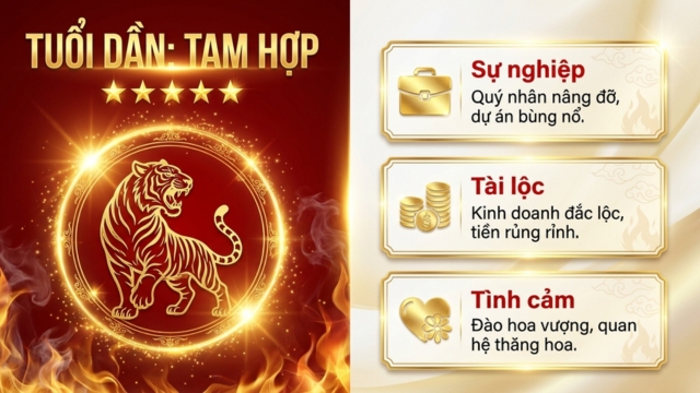 Tử vi tháng 5/2026 tuổi Dần âm lịch