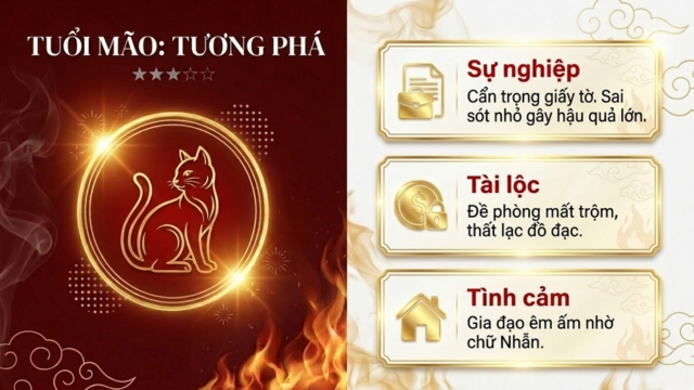 Tử vi tháng 5/2026 tuổi Mão âm lịch