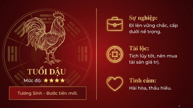 Tử vi tháng 6/2026 tuổi Dậu âm lịch