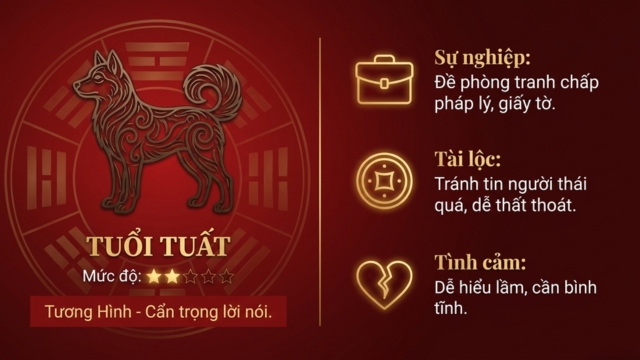 Tử vi tháng 6/2026 tuổi Tuất âm lịch
