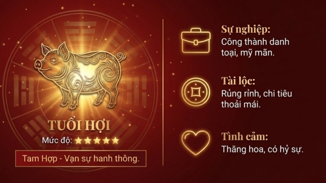 Tử vi tháng 6/2026 tuổi Hợi âm lịch
