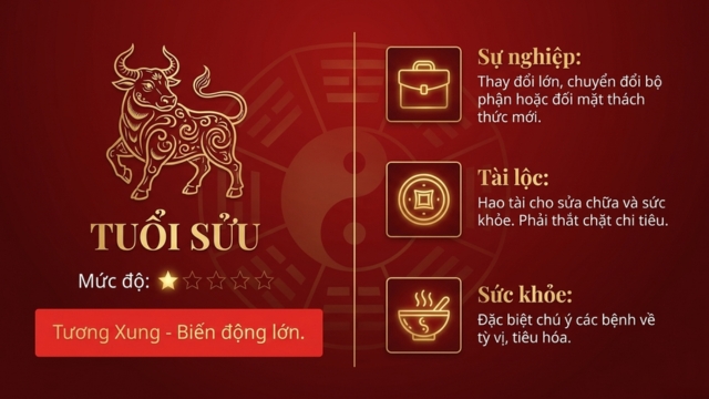 Tử vi tháng 6/2026 tuổi Sửu âm lịch