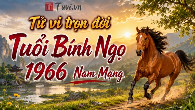 Tử vi trọn đời tuổi Bính Ngọ 1966 nam mạng