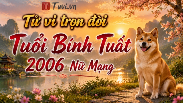 Tử vi trọn đời tuổi Bính Tuất 2006 nữ mạng 