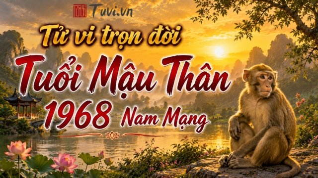 Tử vi trọn đời tuổi Mậu Thân 1968 nam mạng