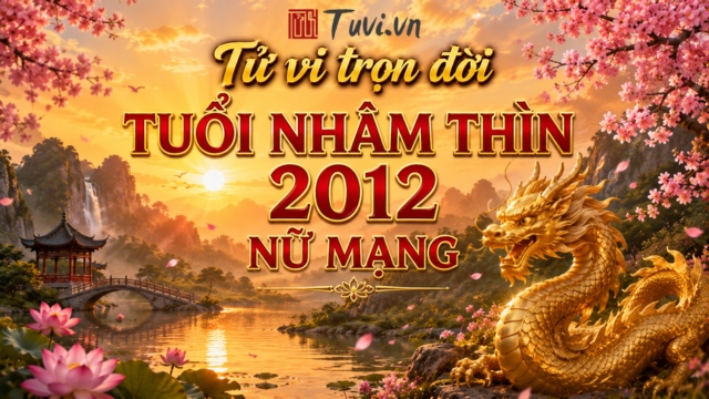 Tử vi trọn đời tuổi Nhâm Thìn 2012 nữ mạng đầy đủ và chi tiết