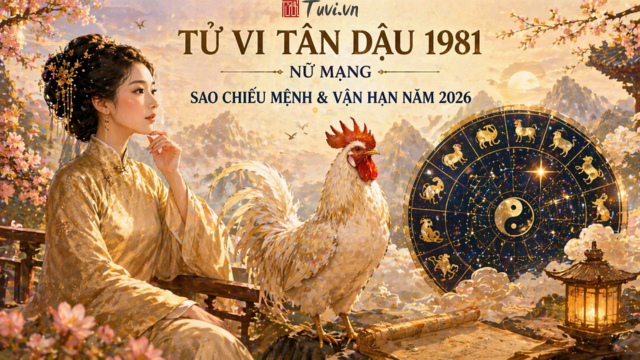 Sao chiếu mệnh & Vận hạn tuổi Tân Dậu 1981 nữ mạng năm 2026