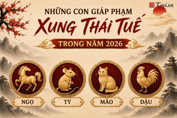 Những con giáp phạm Xung Thái Tuế trong năm 2026