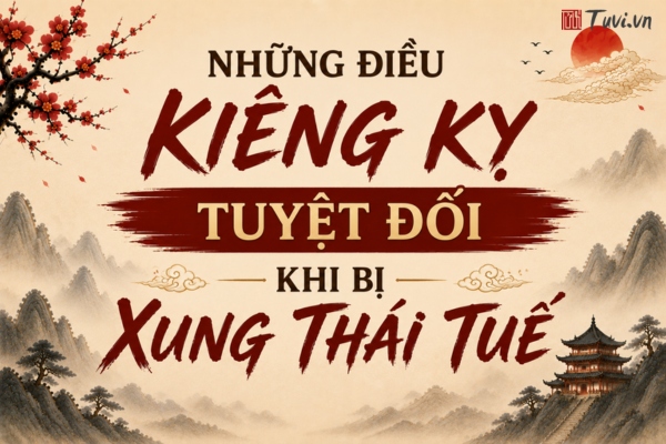 Những điều kiêng kỵ tuyệt đối khi bị Xung Thái Tuế